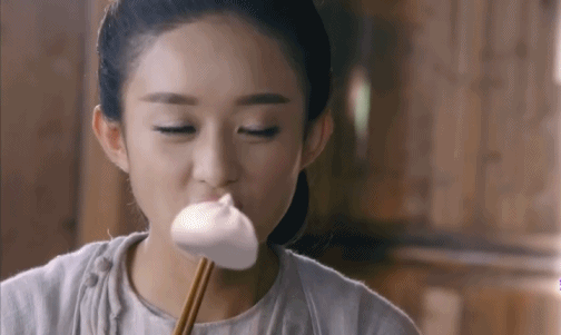 "Thánh ăn" màn ảnh Triệu Lệ Dĩnh. ăn trên mọi phim truyền hình