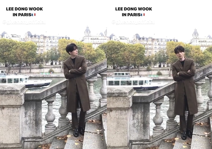 Nhan sắc Lee Dong Wook xuất sắc đến mức dân Pháp cũng phải đứng nhìn