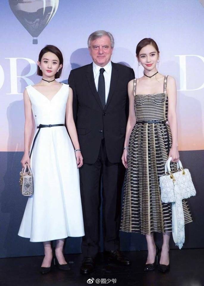 Triệu Lệ Dĩnh và AngelaBaby đọ sắc tại sự kiện của DIOR