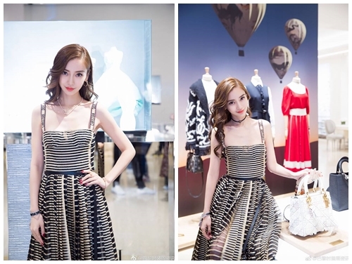 Triệu Lệ Dĩnh và Angela Baby đọ sắc tại sự kiện của DIOR
