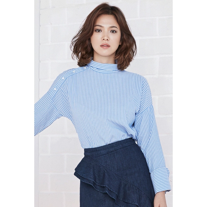 Thân hình tròn trịa của Song Hye Kyo lại dấy lên nghi án bầu bí