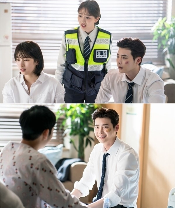 Lee Jong Suk và Jung Hae In cực 'tình cảm' trong phim mới