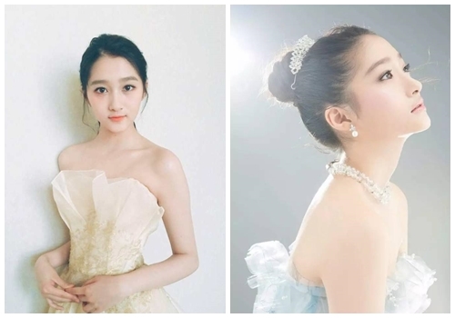 Mỹ nhân Hoa Ngữ hững hờ khoe vai trần gợi cảm trong mẫu áo váy trễ vai