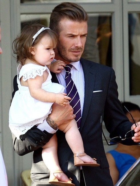 Hình ảnh “phổng phao” của Harper Beckham khi lên 6 tuổi