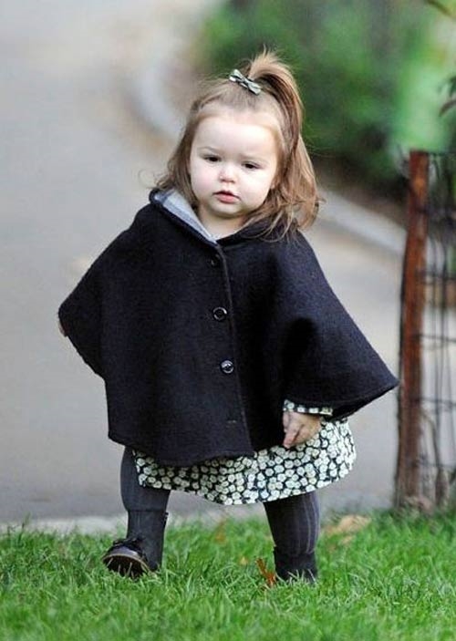 Hình ảnh “phổng phao” của Harper Beckham khi lên 6 tuổi