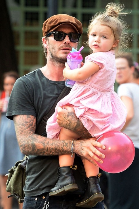 Hình ảnh “phổng phao” của Harper Beckham khi lên 6 tuổi