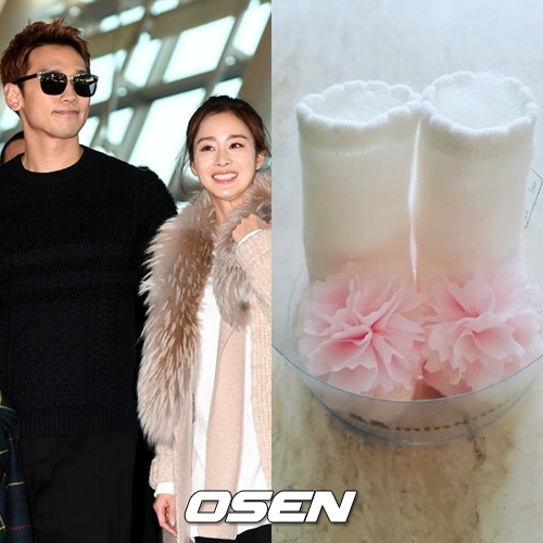Bi Rain thông báo Kim Tae Hee sinh con gái sáng 25/10