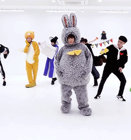 Khoảnh khắc đáng yêu trong bộ đồ thú của idol