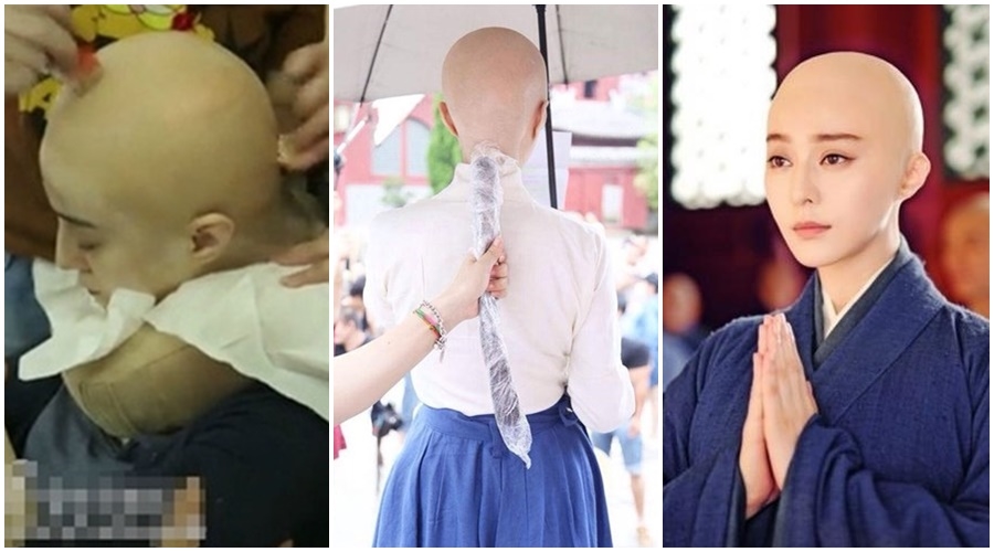 Hậu trường muôn vàn kiểu hóa trang của sao Hoa ngữ khiến fan giật mình