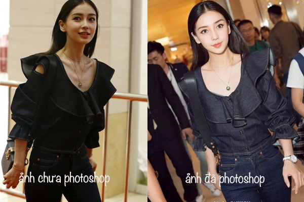 AngelaBaby không nên mặc trang phục khoe xương quai xanh