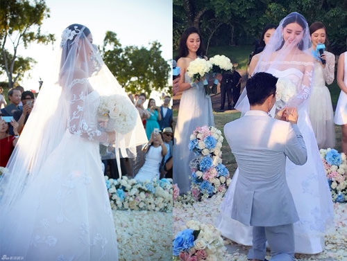 Hôn lễ người nổi tiếng: Cbiz xa hoa, Kbiz lại 'chuộng' đơn giản