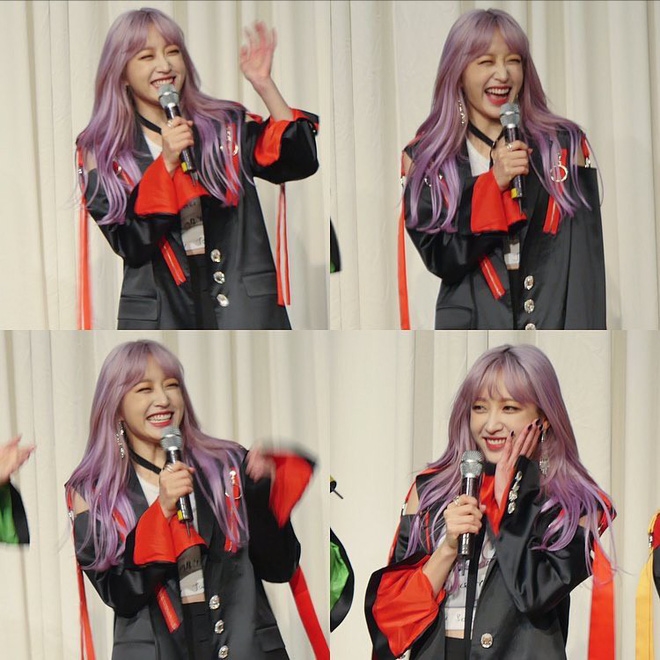 Đọ sắc những nữ idol Kpop nhuộm tóc tím