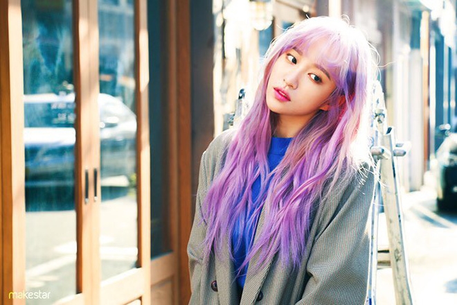 Đọ sắc những nữ idol Kpop nhuộm tóc tím