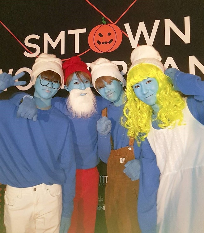 Cùng ngắm nhìn các idol nhà SM hoá thân xuất thần trong tiệc Halloween
