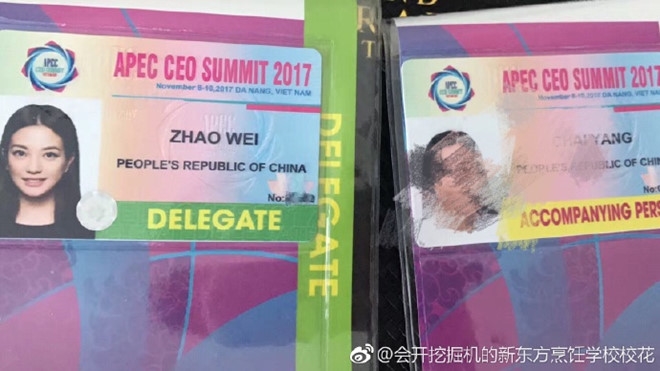 Triệu Vy "có thể" sẽ đến Đà Nẵng tham dự hội nghị APEC