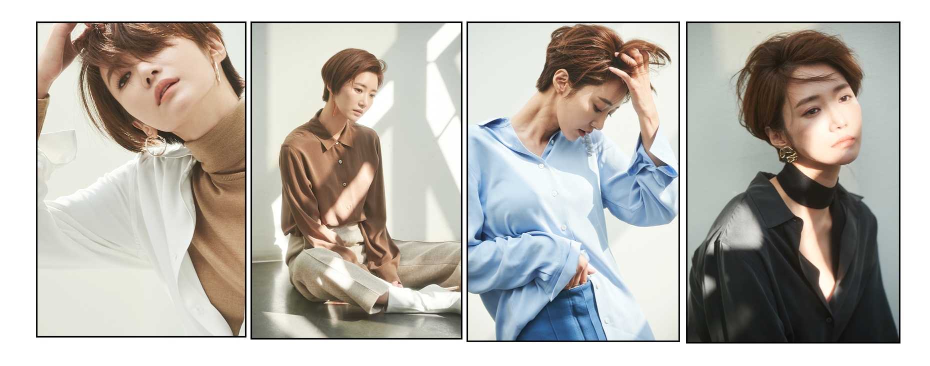 Go Jun Hee đẹp ngây ngất với bộ sưu tập áo sơmi yêu thích