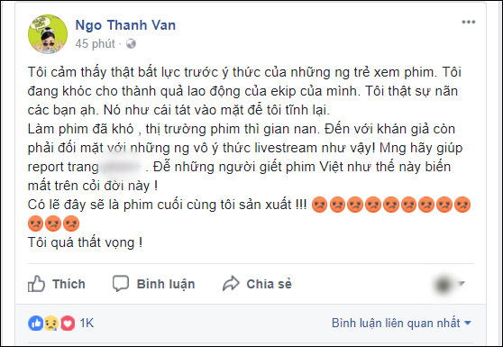 Cô Ba Sài Gòn bị khán giả livestream trắng trợn