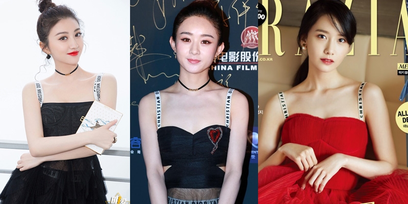 Mỹ nhân Hoa - Hàn và những lần đụng hàng váy áo
