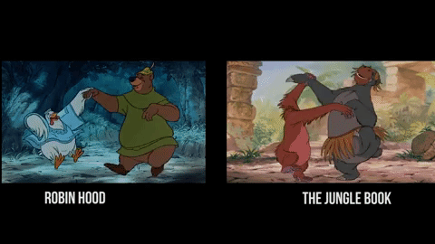 Những cảnh phim giống nhau đến ngỡ ngàng trong phim hoạt hình Disney