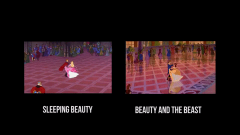 Những cảnh phim giống nhau đến ngỡ ngàng trong phim hoạt hình Disney