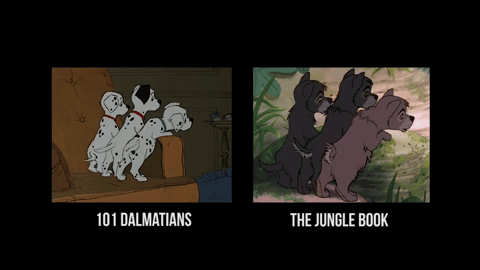 Những cảnh phim giống nhau đến ngỡ ngàng trong phim hoạt hình Disney