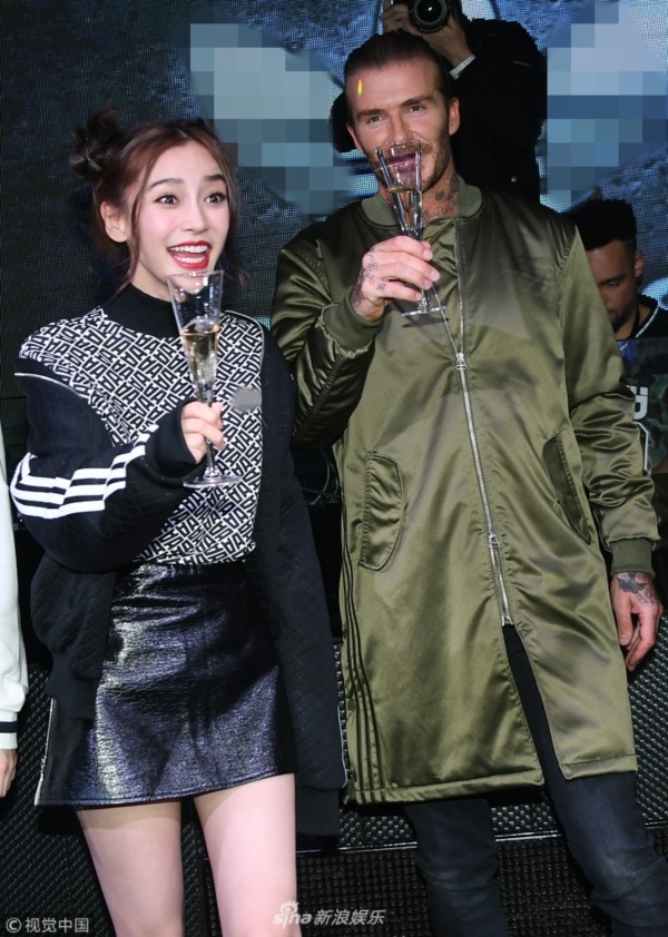 AngelaBaby vẫn khiến fan cười bò vì phấn khích gặp David Beckham