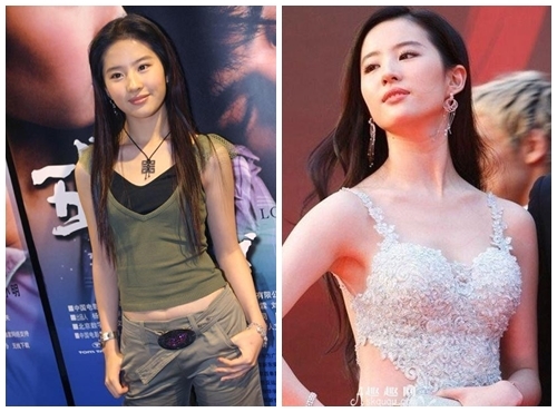 Những mỹ nhân Hoa ngữ sở hữu vòng một to nhỏ bất thường