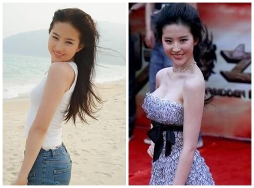 Những mỹ nhân Hoa ngữ sở hữu vòng một to nhỏ bất thường