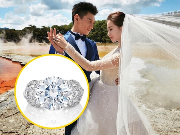 Những chiếc nhẫn kim cương nổi danh của các cặp đôi hàng đầu Cbiz