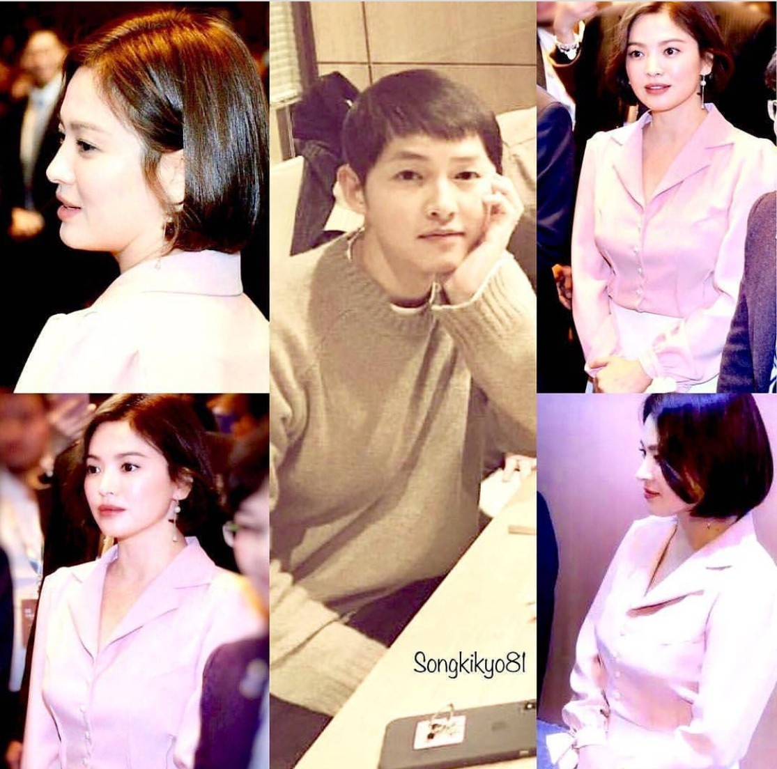 Song Hye Kyo xinh tươi dự sự kiện, Song Joong Ki ở nhà “chè chén”