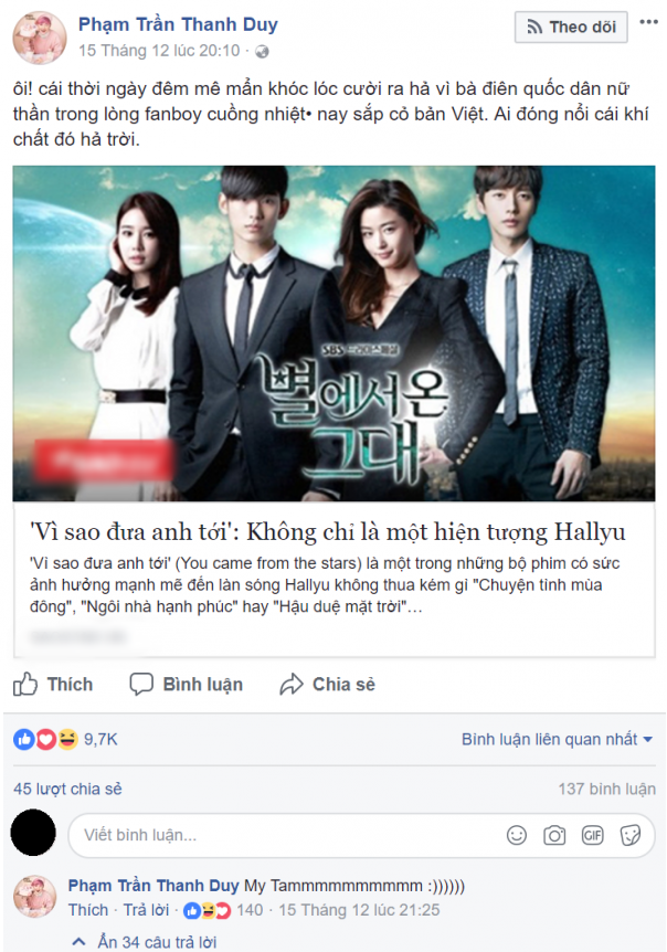 Thanh Duy muốn Mỹ Tâm đóng vai mợ chảnh Chun Song Yi phiên bản Việt