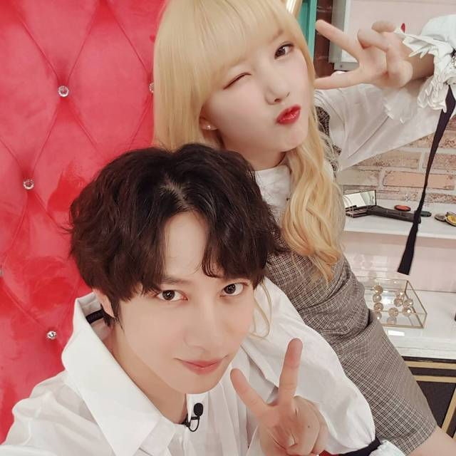 Heechul và hội những cô nàng xinh đẹp trong Kpop