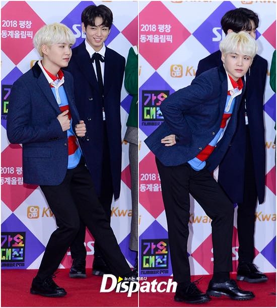 Thì ra đây là lý do BTS Suga làm “lố” tại thảm đỏ SBS Gayo Daejun
