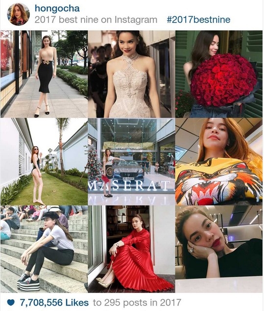 Những khoảnh khắc ấn tượng năm 2017 trên Instagram của sao Việt