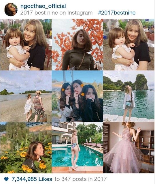 Những khoảnh khắc ấn tượng năm 2017 trên Instagram của sao Việt