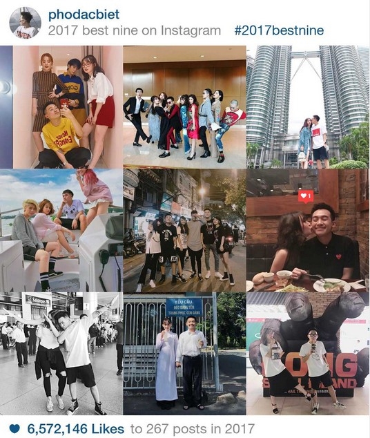 Những khoảnh khắc ấn tượng năm 2017 trên Instagram của sao Việt