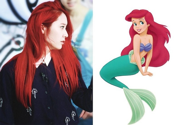 Dương Mịch đổi tóc đỏ rực hóa thành công chúa Disney gây sốt MXH