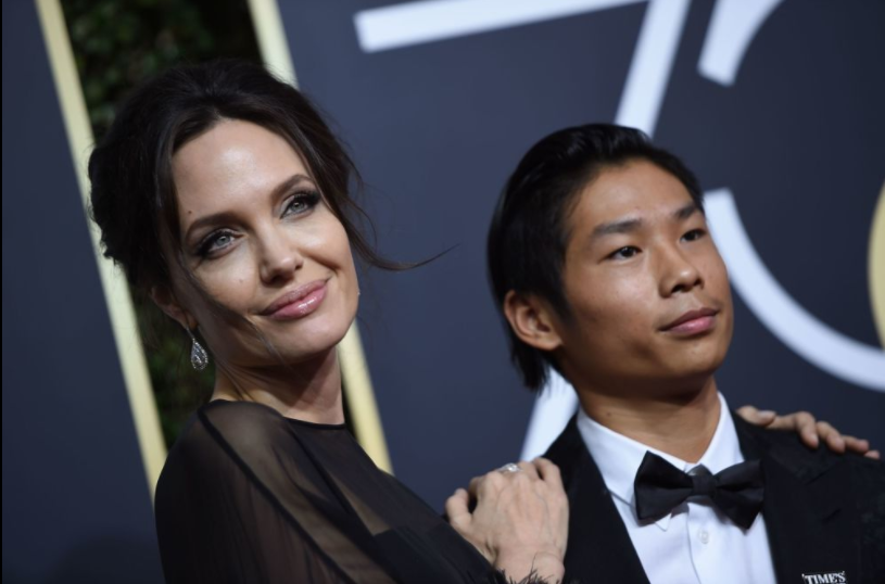 Pax Thiên là người con duy nhất Angelina Jolie đưa đi dự Quả Cầu Vàng
