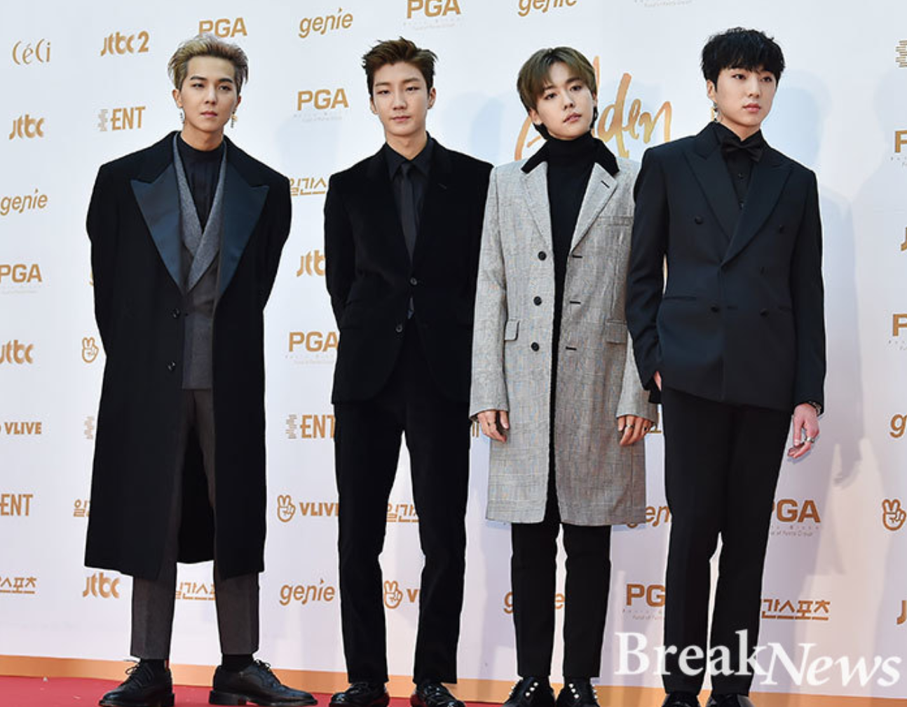 Top 10 nam thần 'mặc đẹp ngây ngất' đi dự Golden Disk Awards 2018