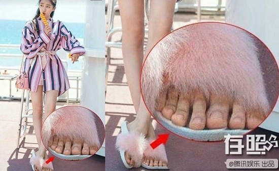 Photoshop quá đà mỹ nhân Hoa ngữ bị cộng đồng mạng vạch trần