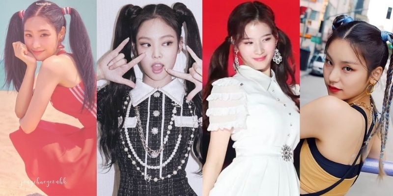 Idol Kpop "cưa sừng làm nghé" khi buộc tóc 2 bên: Jennie quá xinh