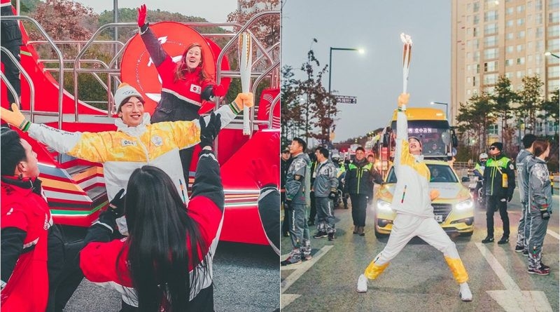 Dàn sao Hàn rạng rỡ rước đuốc cho Olympic mùa đông