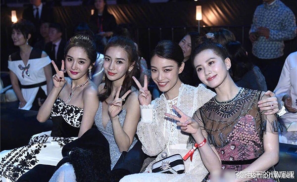 Dương Mịch, AngelaBaby, Lưu Thi Thi, Nghê Ni cùng khoe sắc