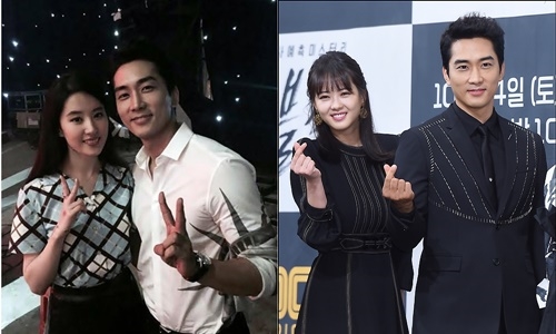 Go Ah Ra bị nghi ngờ là nguyên nhân khiến Song Seung Hun và Lưu Diệc Phi chia tay