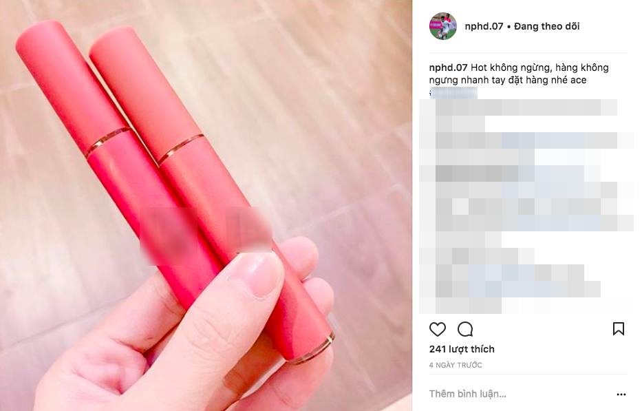Thương hiệu mỹ phẩm Hồng Duy Pinky đã nổi rầm rộ sang tận Trung Quốc
