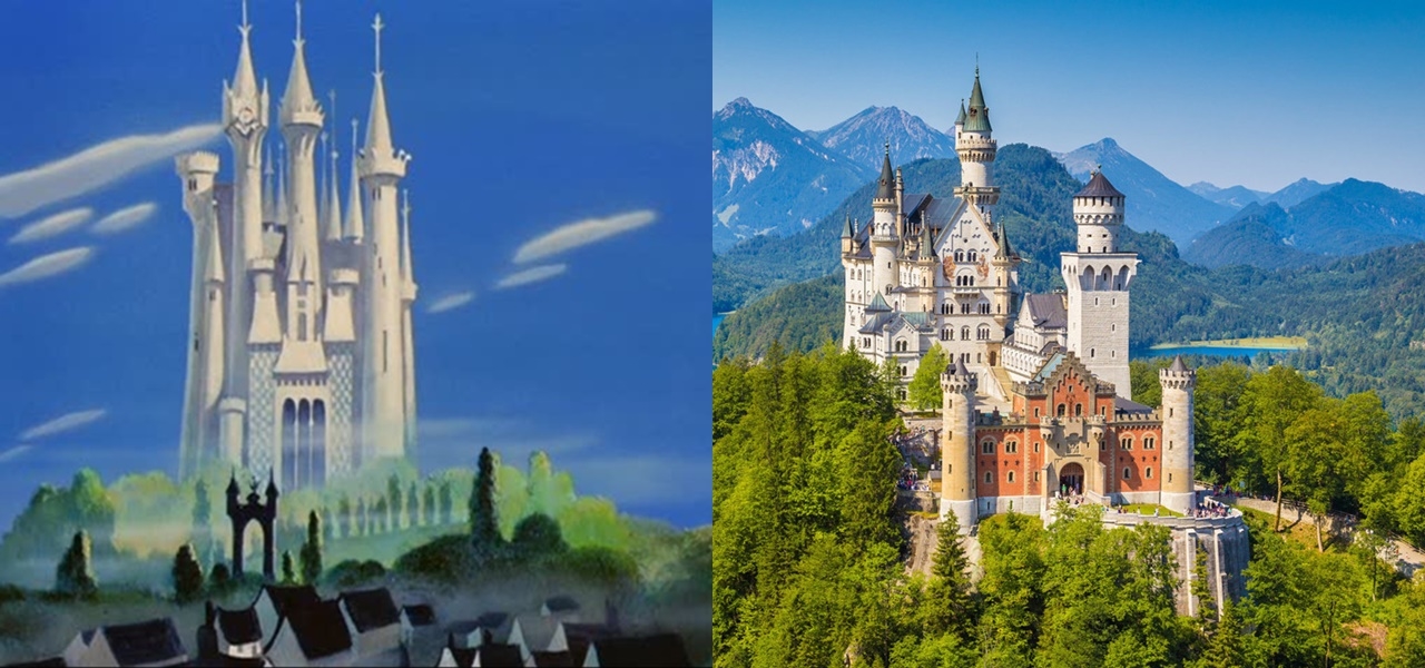 Những địa điểm ngoài đời thực giống với phim hoạt hình của Disney