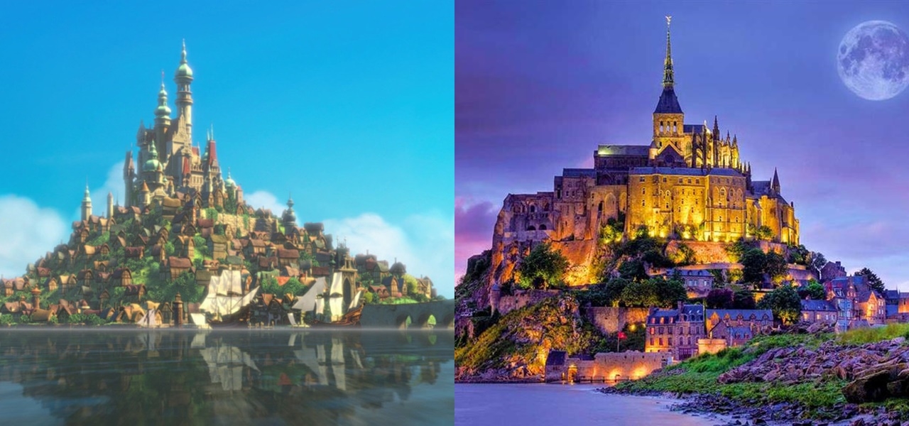 Những địa điểm ngoài đời thực giống với phim hoạt hình của Disney