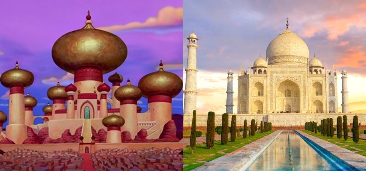 Những địa điểm ngoài đời thực giống với phim hoạt hình của Disney
