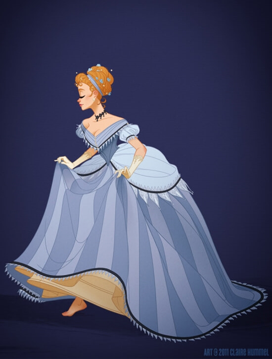 Các nàng công chúa Disney được chưng diện theo đúng giai đoạn lịch sử