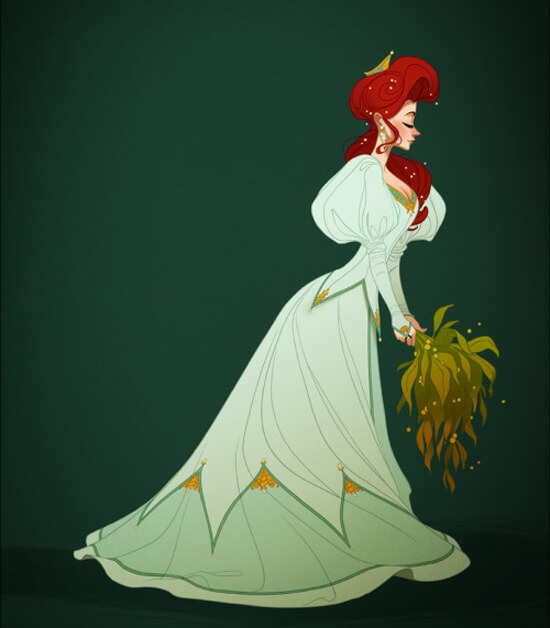 Các nàng công chúa Disney được chưng diện theo đúng giai đoạn lịch sử